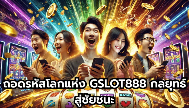 ถอดรหัสโลกแห่ง GSLOT888 กลยุทธ์สู่ชัยชนะ